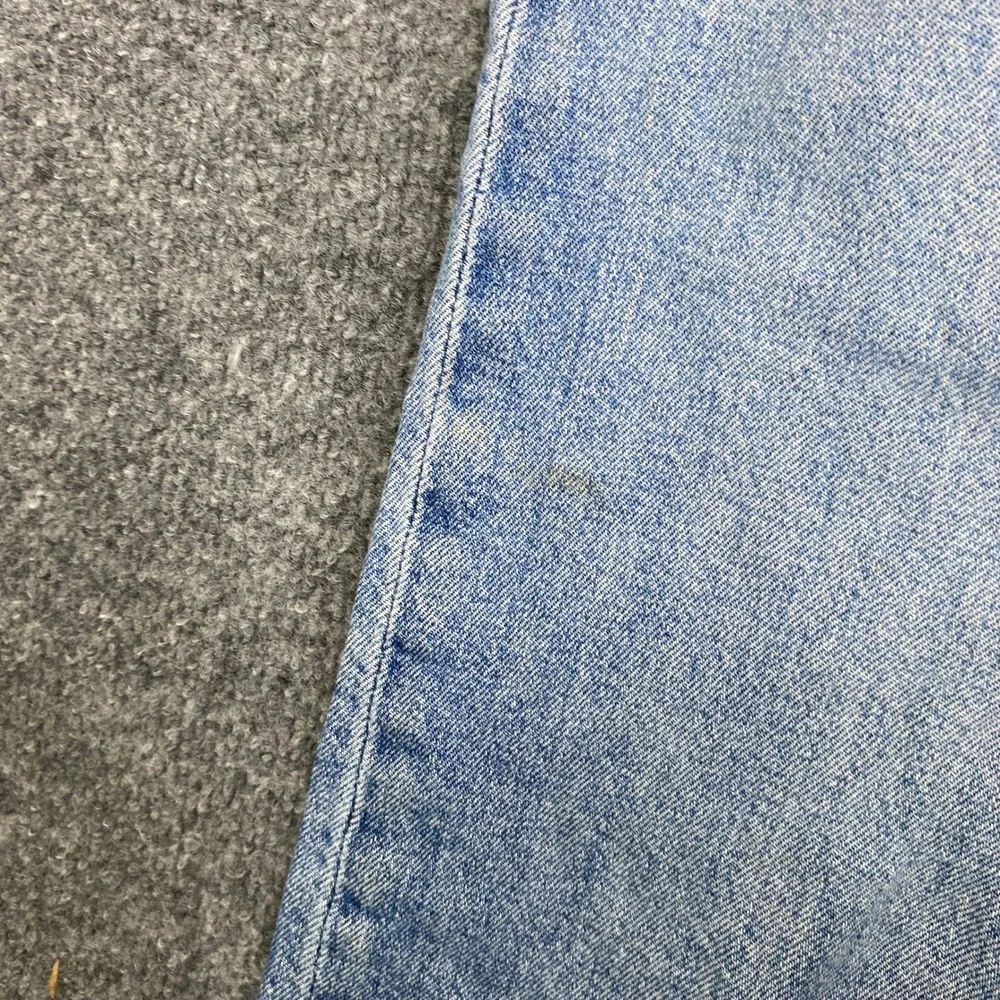 Levis Premium 514 Straight Fit Light Wash Blue Denim Jeans Mens 36x32